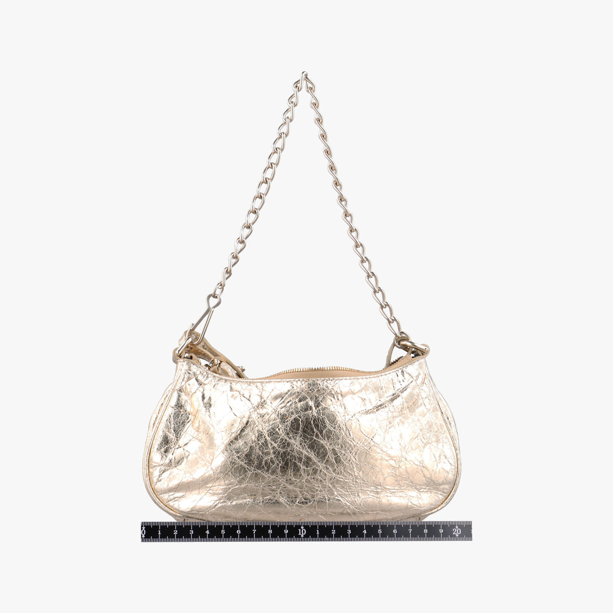 Pre-owned Balenciaga Le Cagole mini Golden lambskin  shoulderbag | stylenewstar