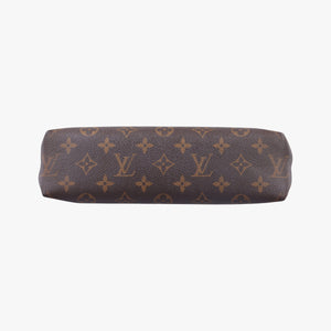 Secondhand Louis Vuitton SAINT PLACIDE brown×CERISE Monogram Canvas×calf leather M43713 shoulderbag | stylenewstar