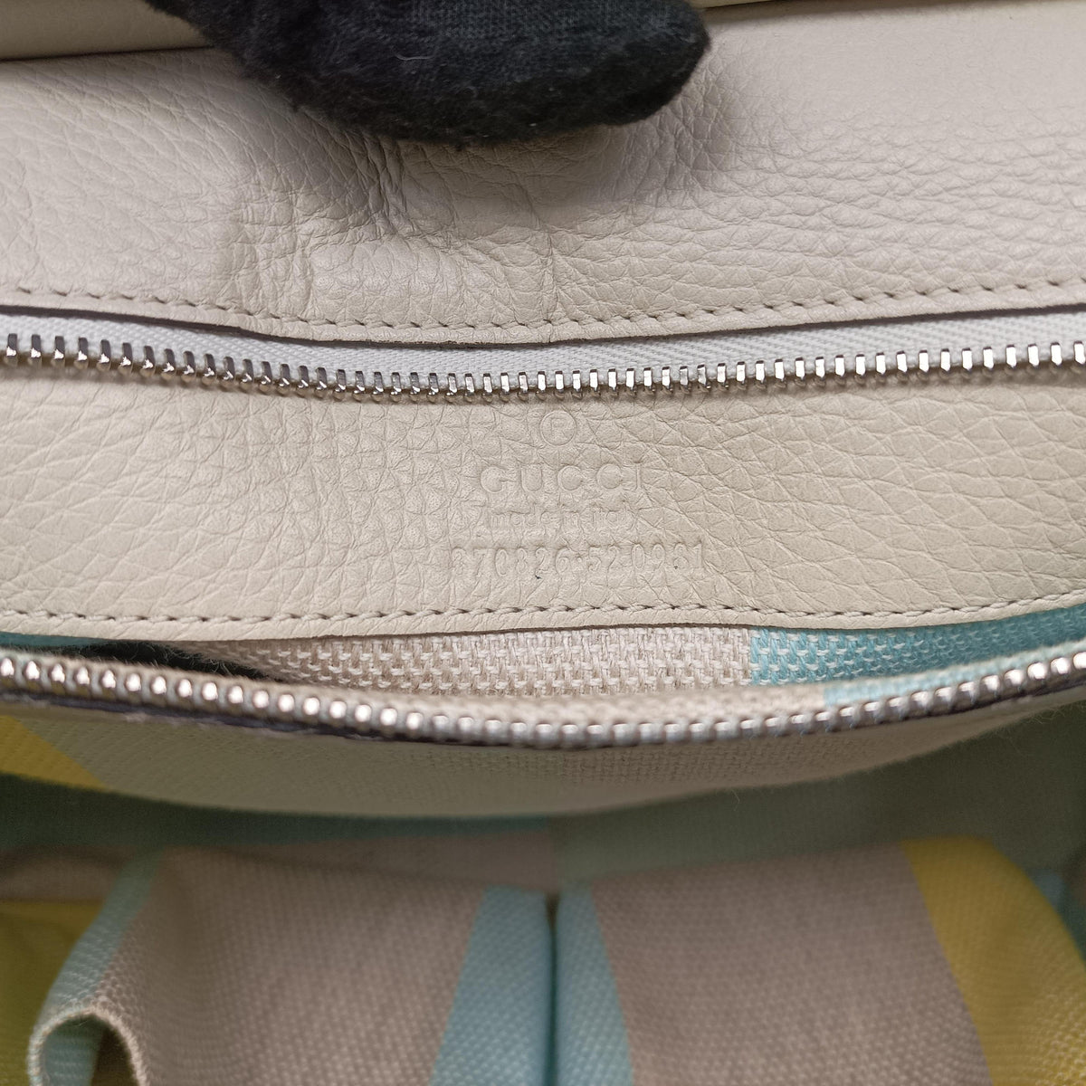 Pre-owned Gucci Bamboo Daily White Leather 370826 shoulderbag | stylenewstar