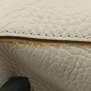 Pre-owned Gucci Bamboo Daily White Leather 370826 shoulderbag | stylenewstar