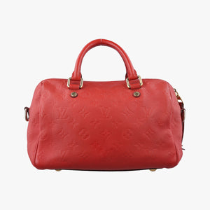 Pre-owned Louis Vuitton Speedy Bandouliere 30 Orian Monogram Empreinte M40756 handbag | stylenewstar