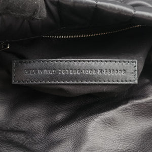 Pre-owned Balenciaga Monaco Small Black Calf 787896 shoulderbag | stylenewstar