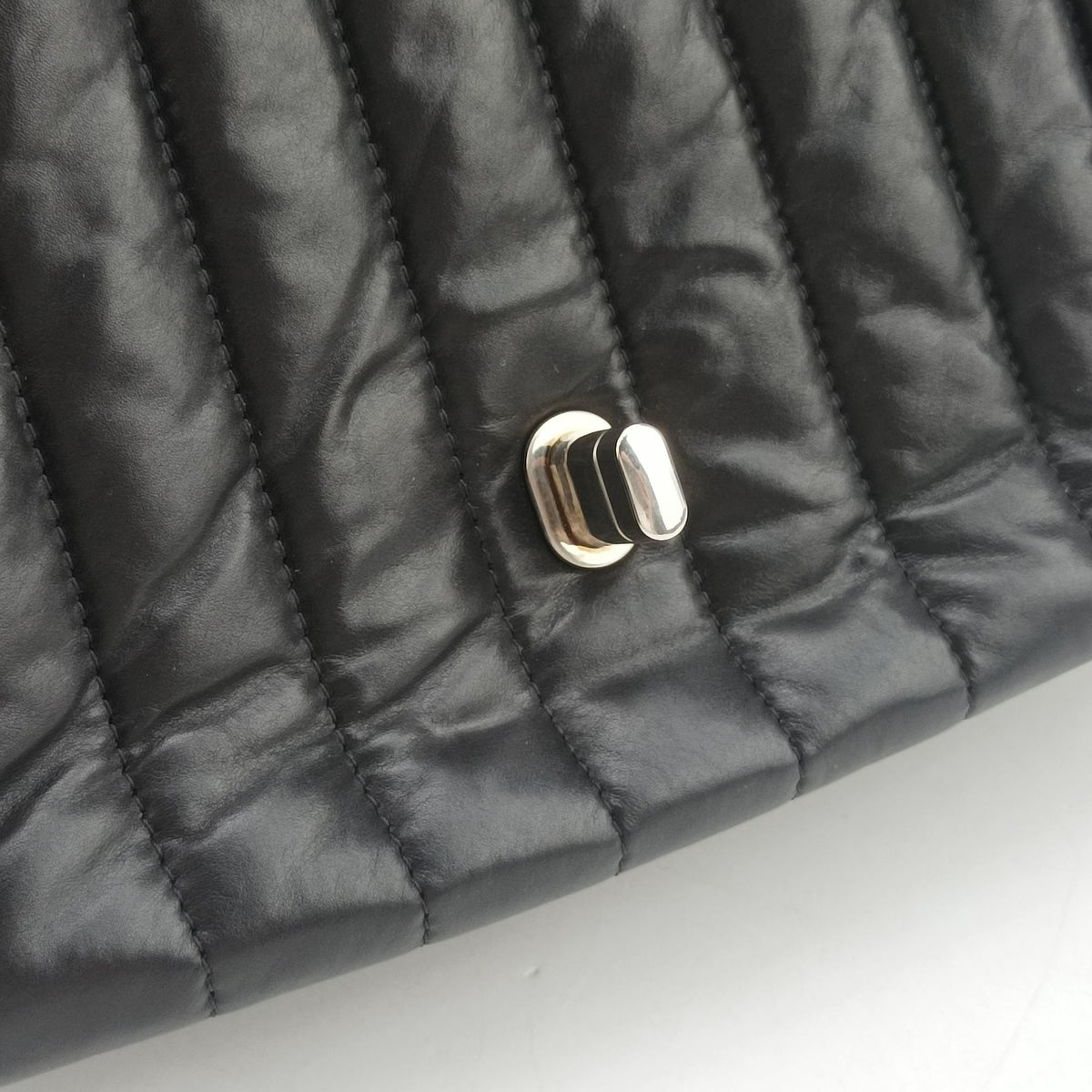 Pre-owned Balenciaga Monaco Small Black Calf 787896 shoulderbag | stylenewstar