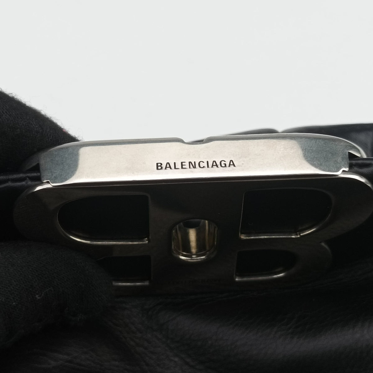 Pre-owned Balenciaga Monaco Small Black Calf 787896 shoulderbag | stylenewstar