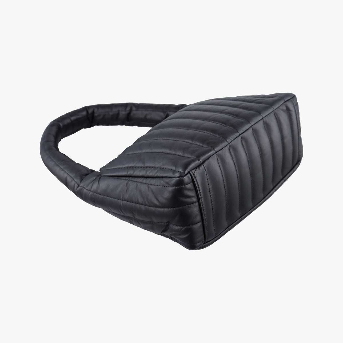 Pre-owned Balenciaga Monaco Small Black Calf 787896 shoulderbag | stylenewstar