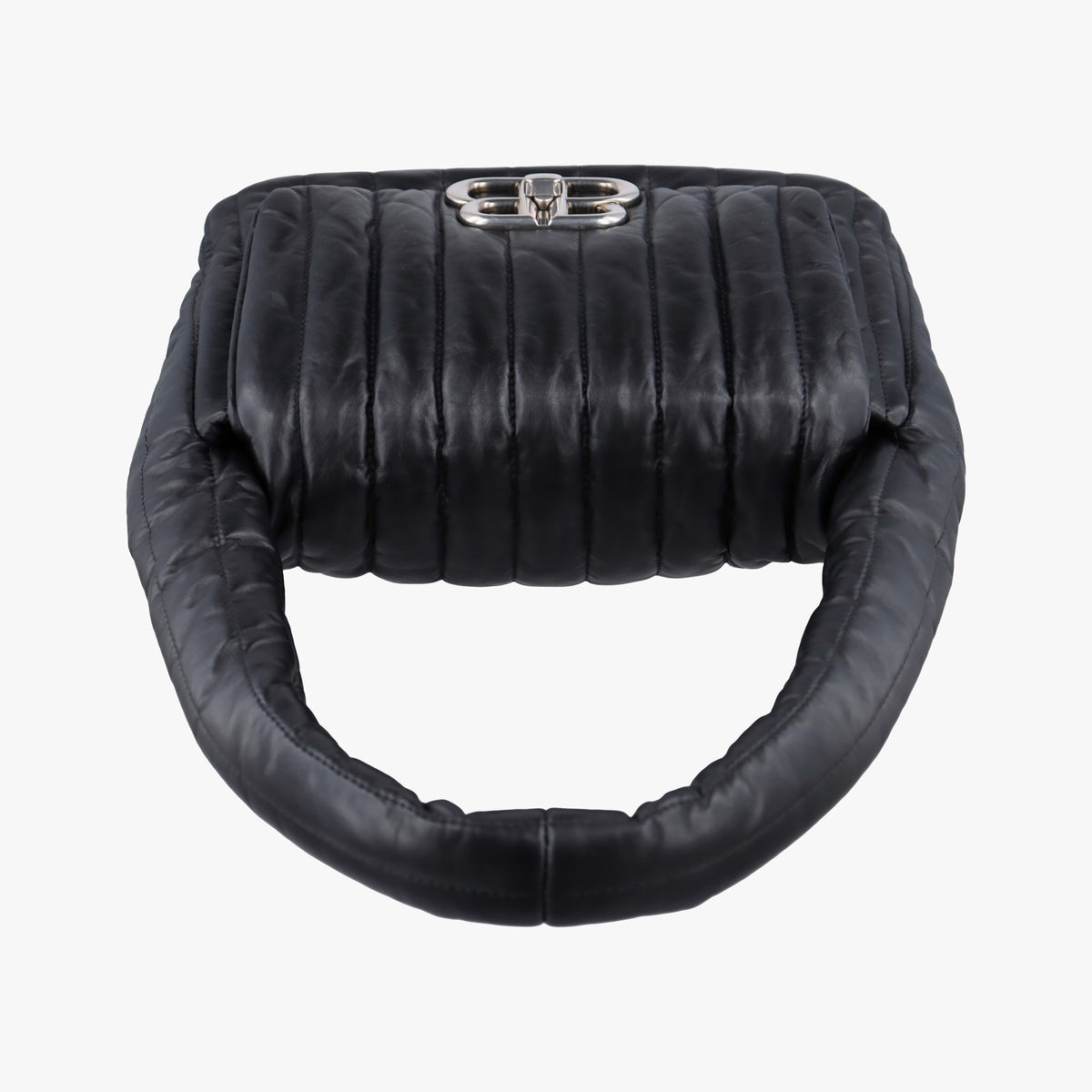 Pre-owned Balenciaga Monaco Small Black Calf 787896 shoulderbag | stylenewstar