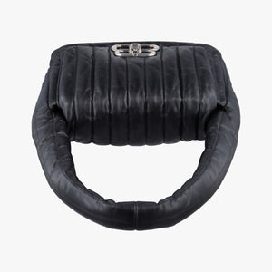 Pre-owned Balenciaga Monaco Small Black Calf 787896 shoulderbag | stylenewstar
