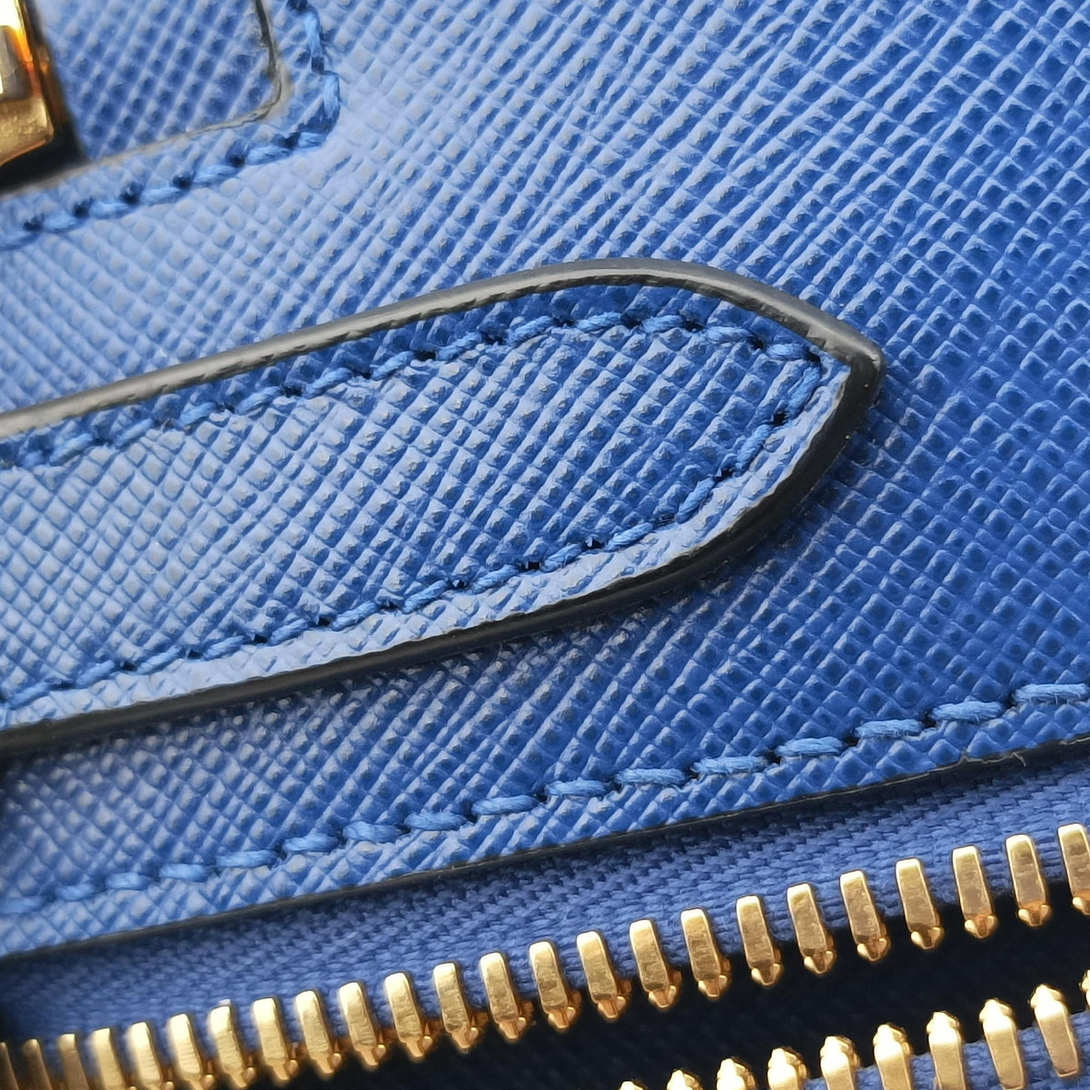 Vintage Prada Odette Blue SAFFIANO Leather 1BH123 shoulderbag | stylenewstar