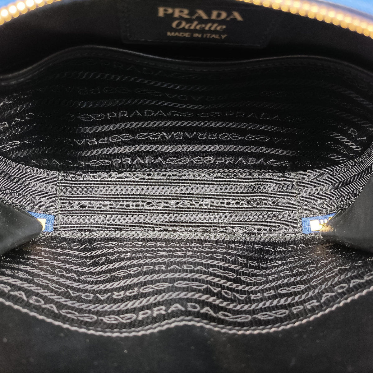 Vintage Prada Odette Blue SAFFIANO Leather 1BH123 shoulderbag | stylenewstar