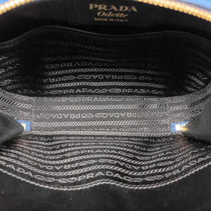 Vintage Prada Odette Blue SAFFIANO Leather 1BH123 shoulderbag | stylenewstar