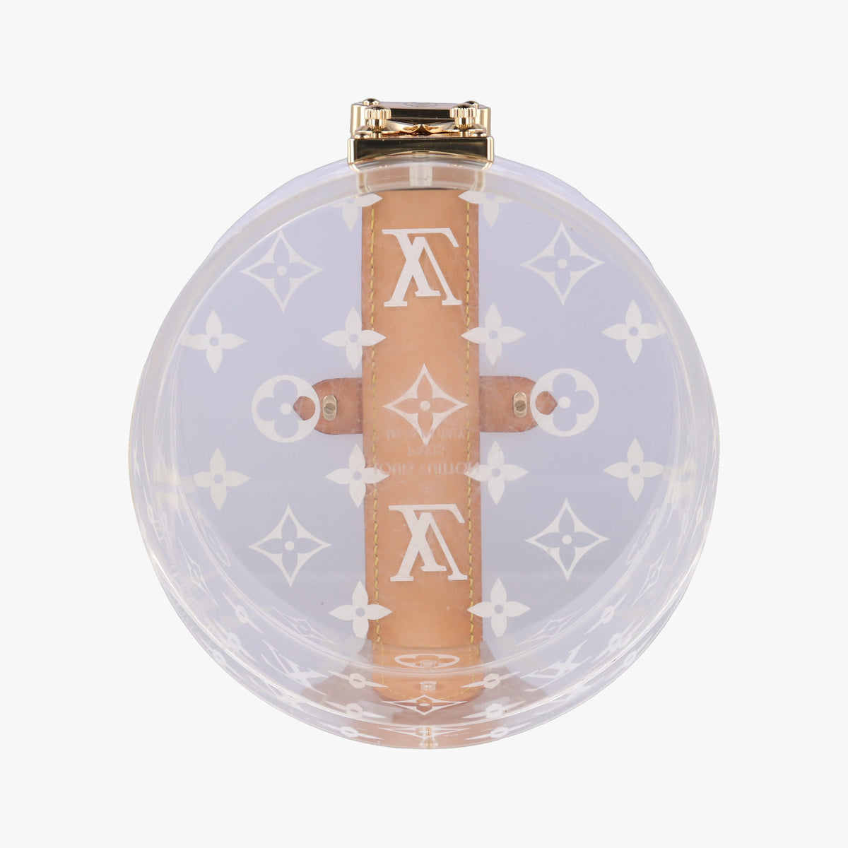 Pre-owned Louis Vuitton Box Scott Transparent Monogram Plexiglass GI0203 vanitybag | stylenewstar