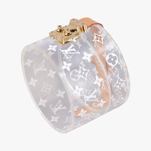 Pre-owned Louis Vuitton Box Scott Transparent Monogram Plexiglass GI0203 vanitybag | stylenewstar