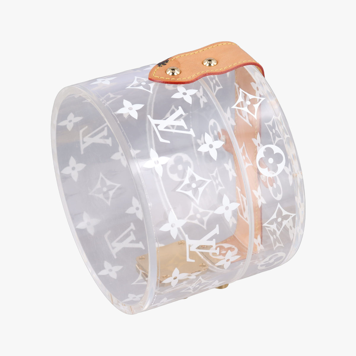 Pre-owned Louis Vuitton Box Scott Transparent Monogram Plexiglass GI0203 vanitybag | stylenewstar
