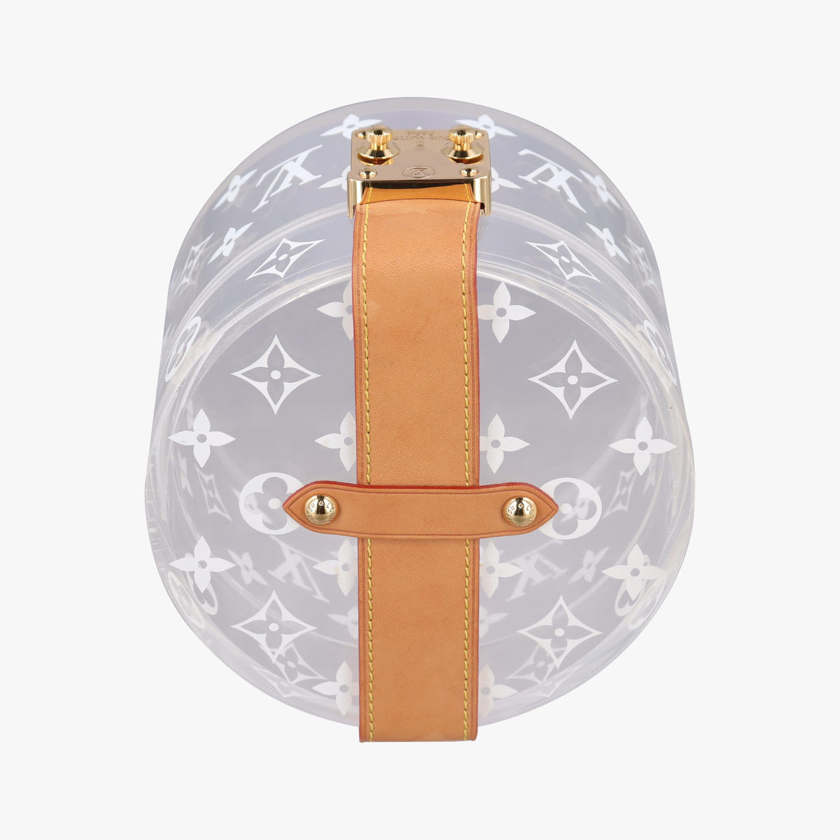 Pre-owned Louis Vuitton Box Scott Transparent Monogram Plexiglass GI0203 vanitybag | stylenewstar