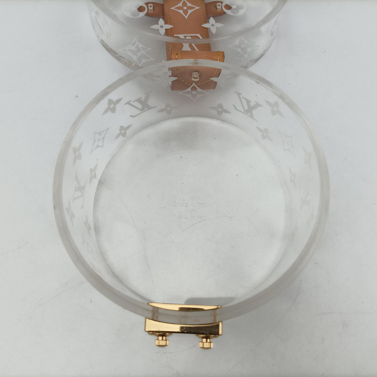 Pre-owned Louis Vuitton Box Scott Transparent Monogram Plexiglass GI0203 vanitybag | stylenewstar