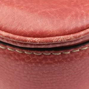 Pre-owned Gucci New Bamboo Red Leather 254884 shoulderbag | stylenewstar