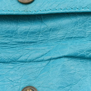 Vintage Balenciaga Envelop Blue Leather  shoulderbag | stylenewstar