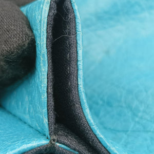 Vintage Balenciaga Envelop Blue Leather  shoulderbag | stylenewstar