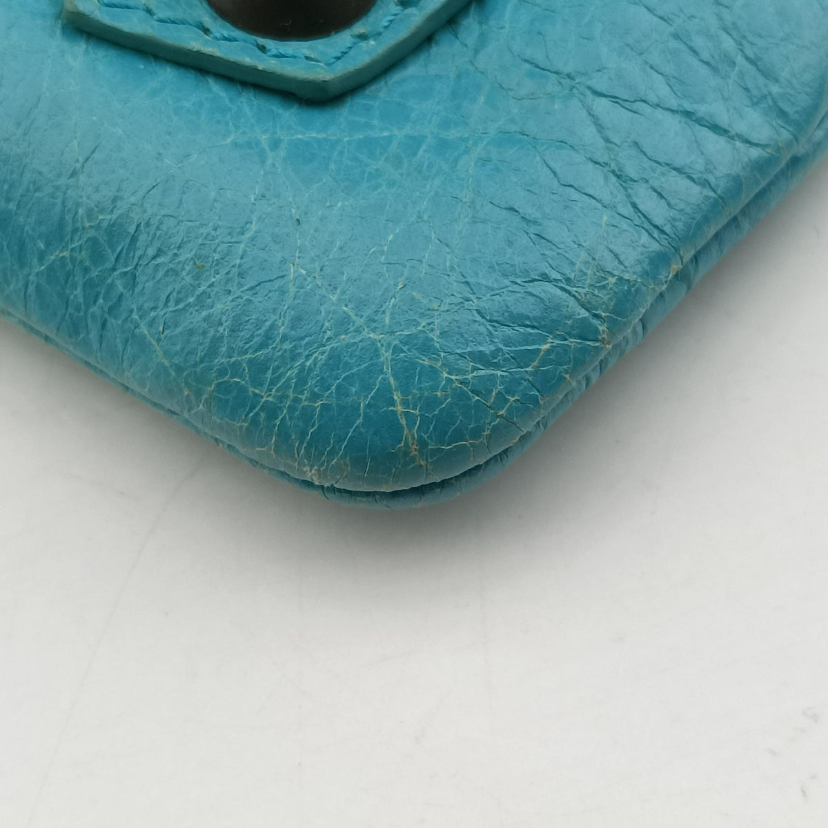 Vintage Balenciaga Envelop Blue Leather  shoulderbag | stylenewstar