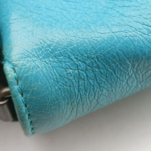 Vintage Balenciaga Envelop Blue Leather  shoulderbag | stylenewstar