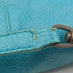 Vintage Balenciaga Envelop Blue Leather  shoulderbag | stylenewstar