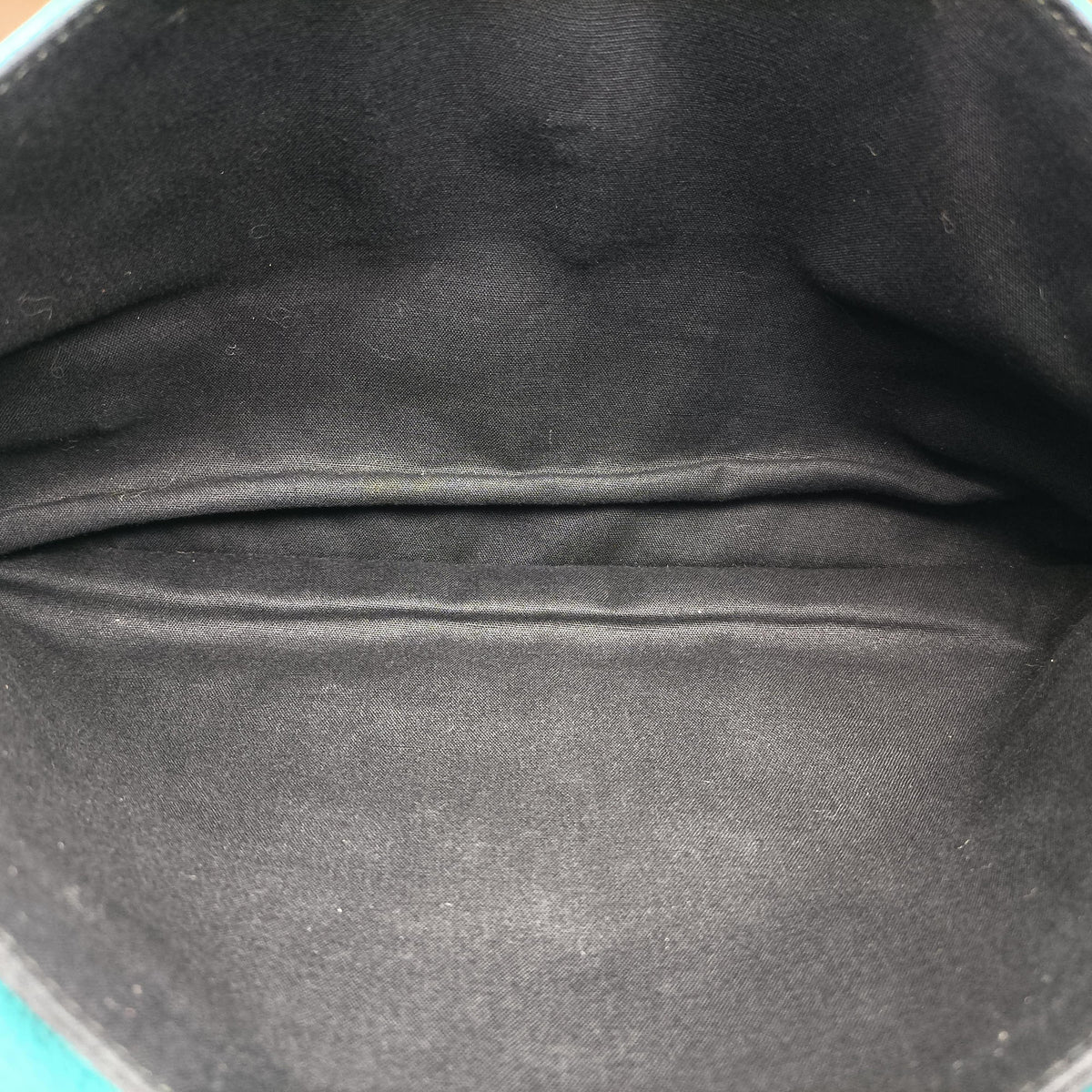Vintage Balenciaga Envelop Blue Leather  shoulderbag | stylenewstar