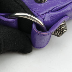 Pre-owned Balenciaga Le Cagole Purple lambskin  shoulderbag | stylenewstar