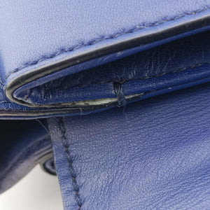 Pre-owned Bvlgari SERPENTI VIPER Blue leather  shoulderbag | stylenewstar