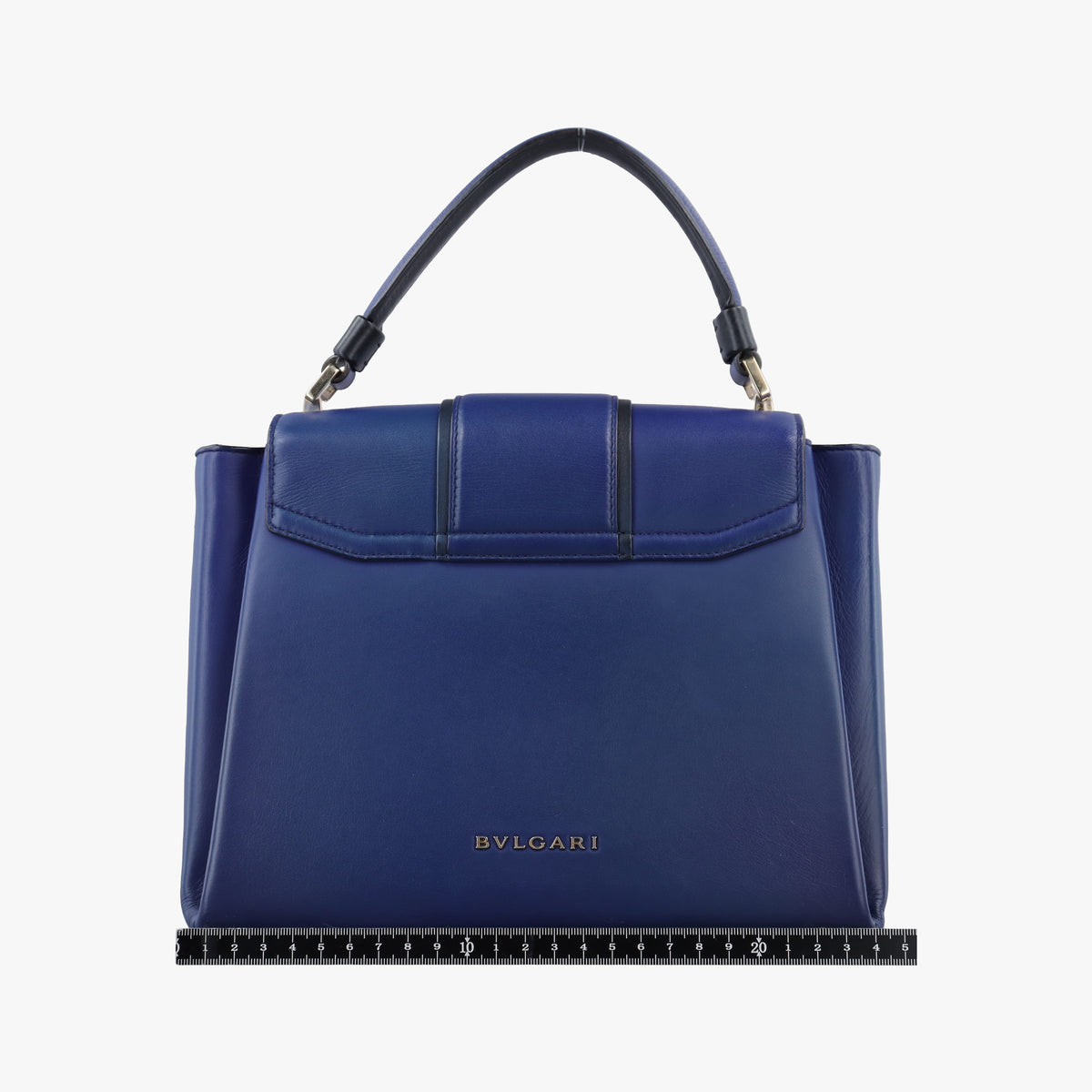 Pre-owned Bvlgari SERPENTI VIPER Blue leather  shoulderbag | stylenewstar