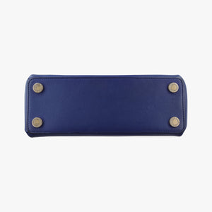 Pre-owned Bvlgari SERPENTI VIPER Blue leather  shoulderbag | stylenewstar