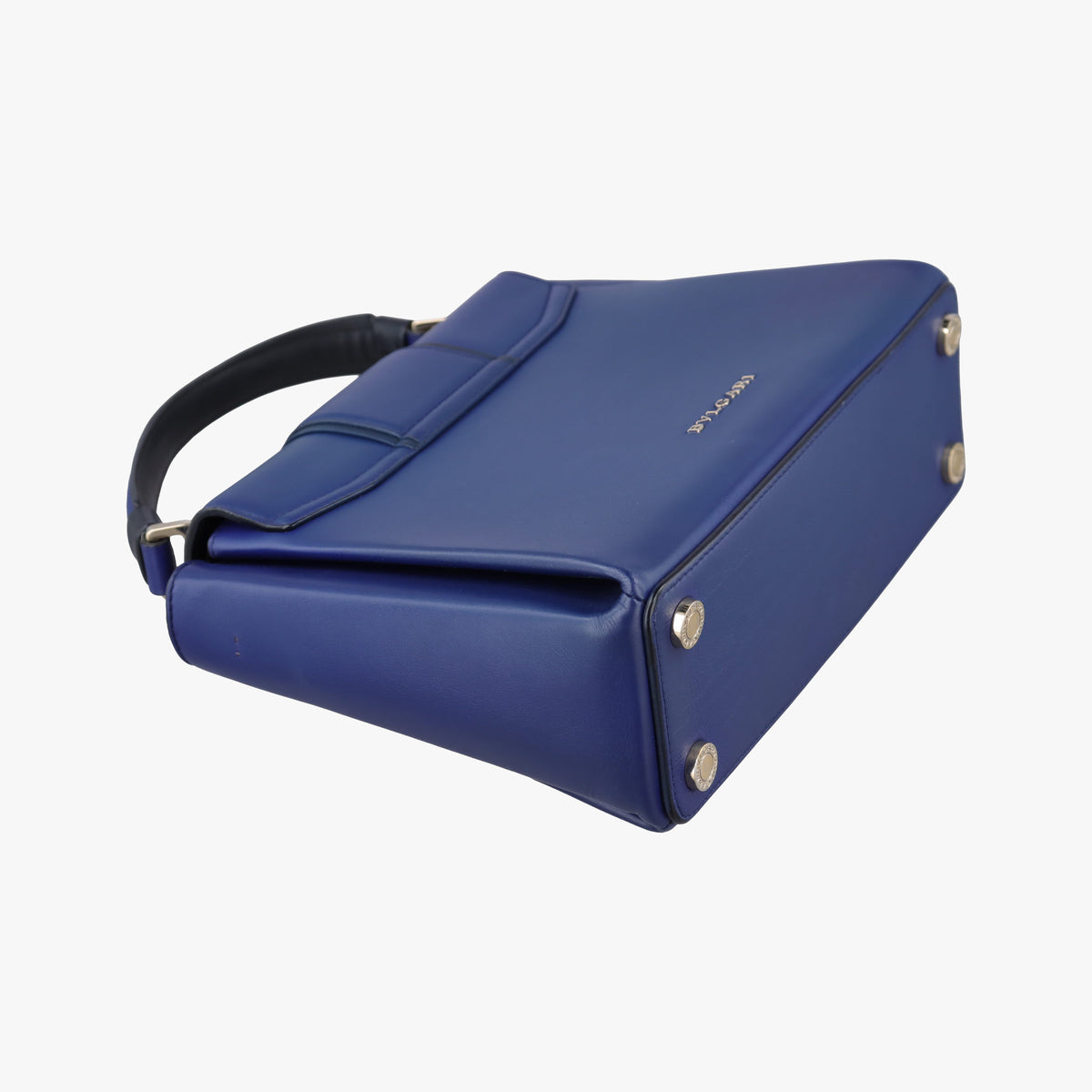 Pre-owned Bvlgari SERPENTI VIPER Blue leather  shoulderbag | stylenewstar