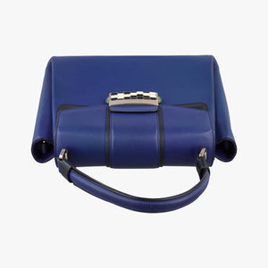 Pre-owned Bvlgari SERPENTI VIPER Blue leather  shoulderbag | stylenewstar