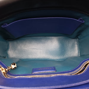 Pre-owned Bvlgari SERPENTI VIPER Blue leather  shoulderbag | stylenewstar