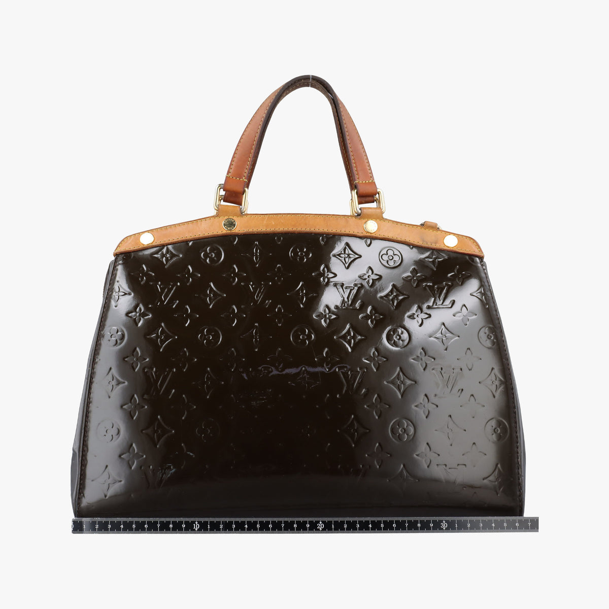 Secondhand Louis Vuitton Brea GM TERRE D’OMBRE Vernis  shoulderbag | stylenewstar