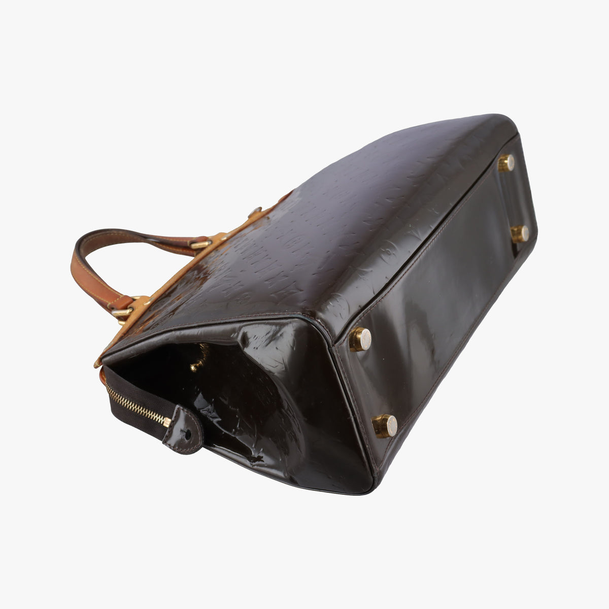 Secondhand Louis Vuitton Brea GM TERRE D’OMBRE Vernis  shoulderbag | stylenewstar
