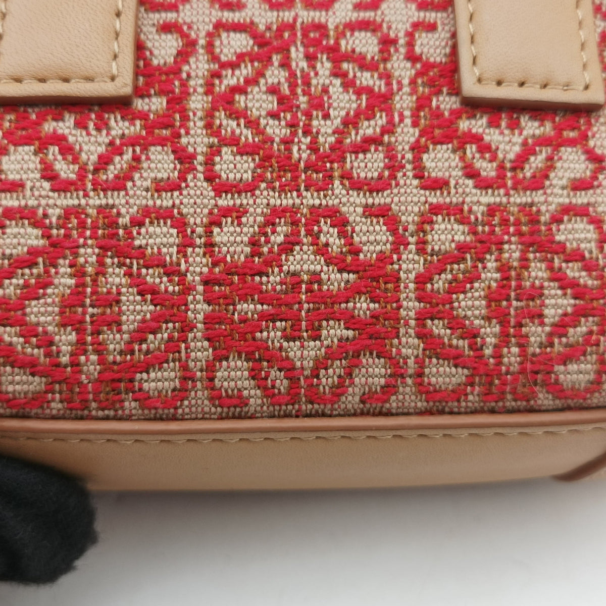 Vintage Loewe Amazona Nano Brown Canvas x leather  shoulderbag | stylenewstar