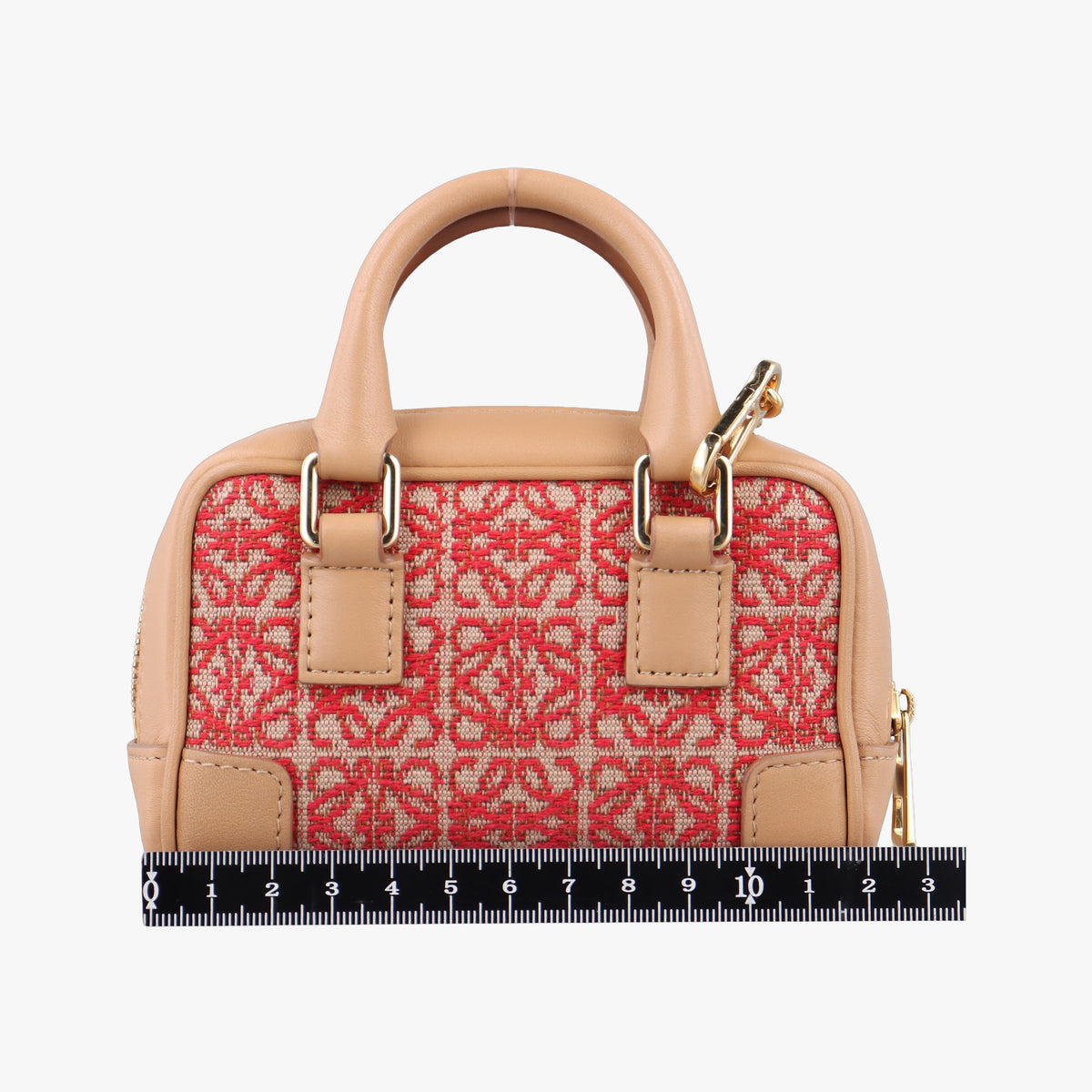 Vintage Loewe Amazona Nano Brown Canvas x leather  shoulderbag | stylenewstar