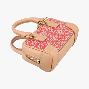 Vintage Loewe Amazona Nano Brown Canvas x leather  shoulderbag | stylenewstar
