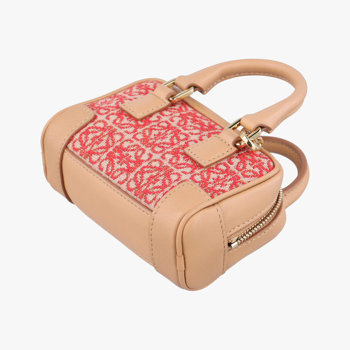 Vintage Loewe Amazona Nano Brown Canvas x leather  shoulderbag | stylenewstar