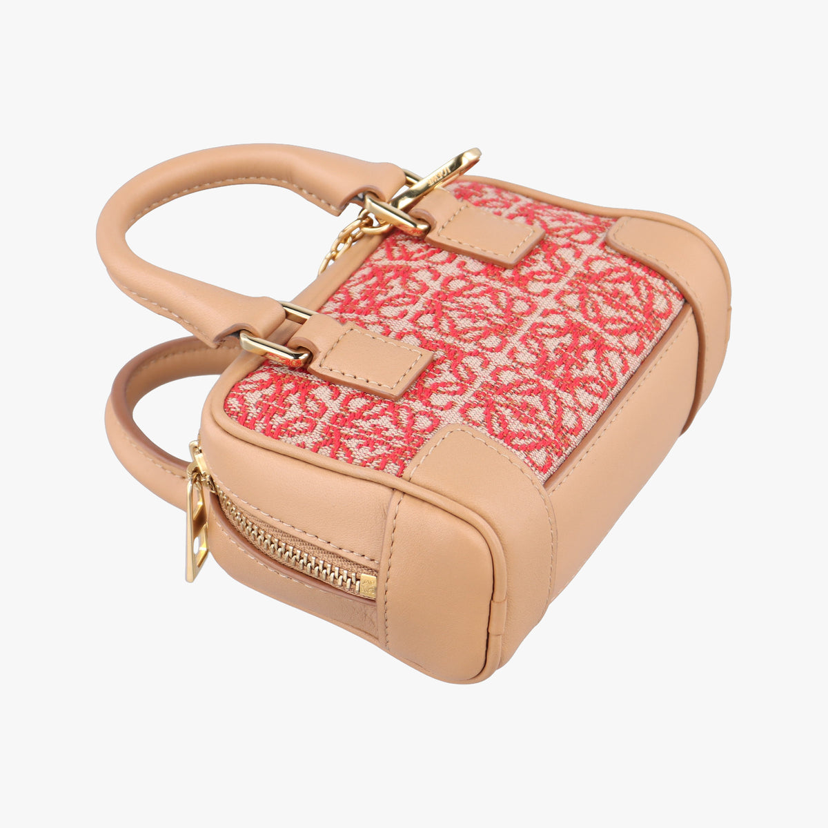Vintage Loewe Amazona Nano Brown Canvas x leather  shoulderbag | stylenewstar