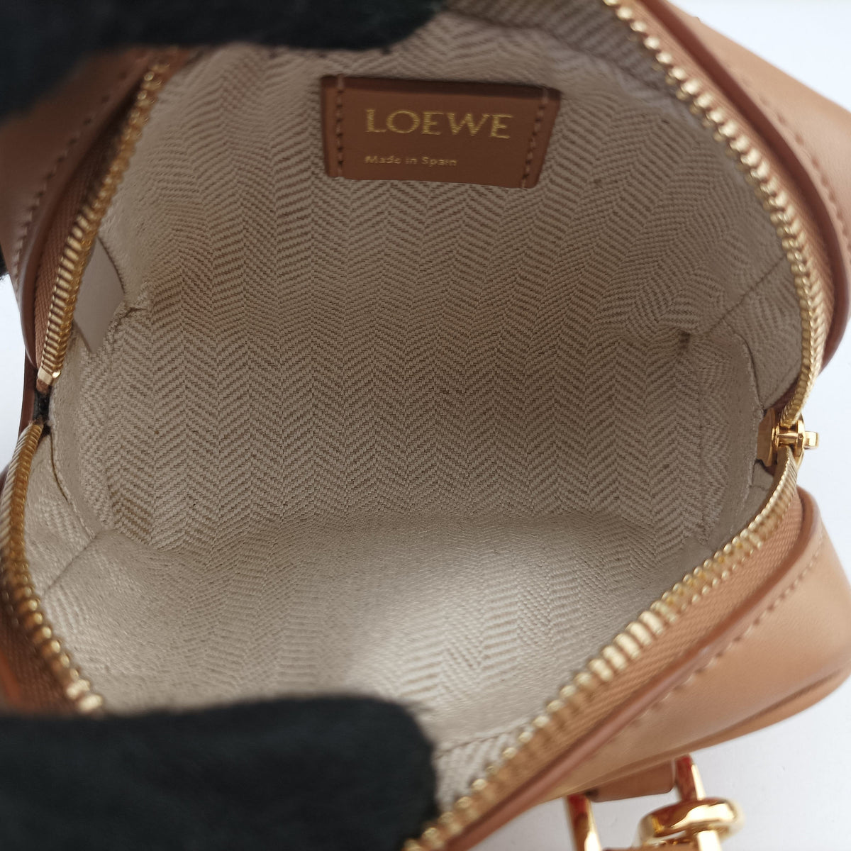 Vintage Loewe Amazona Nano Brown Canvas x leather  shoulderbag | stylenewstar