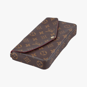 Pre-owned Louis Vuitton Pochette Felicie Brown Monogram Canvas M61276 shoulderbag | stylenewstar