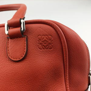 Pre-owned Loewe Amazona Orange Leather  handbag | stylenewstar