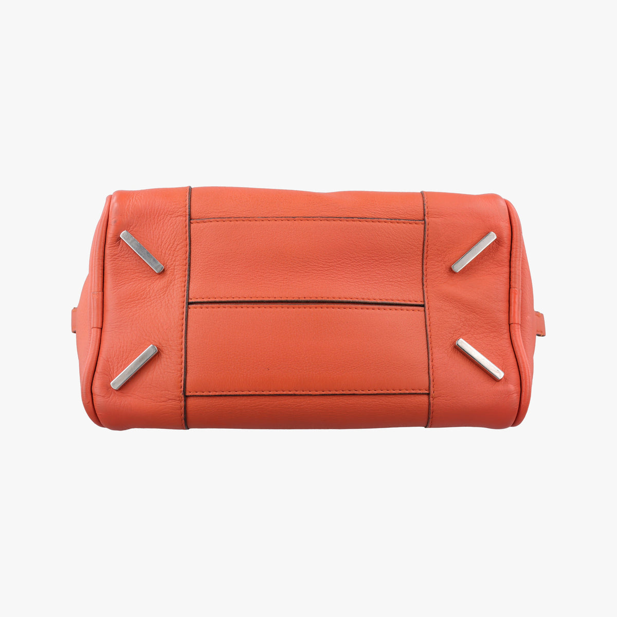 Pre-owned Loewe Amazona Orange Leather  handbag | stylenewstar