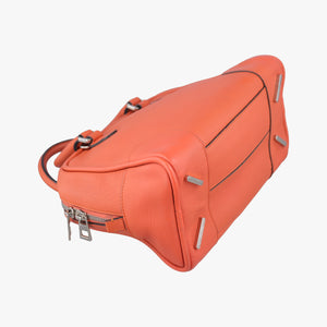 Pre-owned Loewe Amazona Orange Leather  handbag | stylenewstar