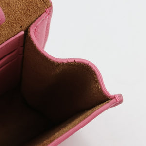 Pre-owned Bottega Veneta Cassette Pink lambskin  shoulderbag | stylenewstar