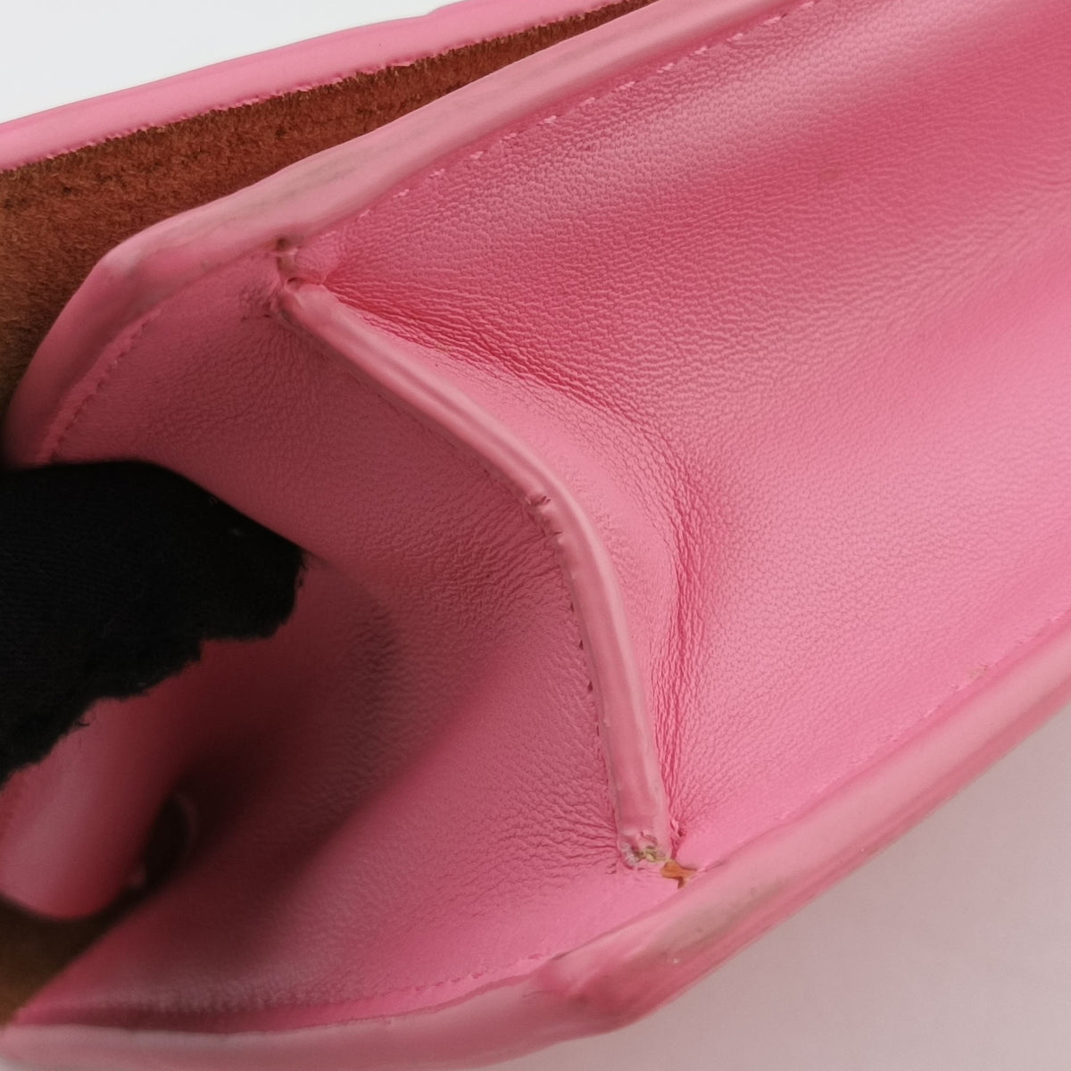 Pre-owned Bottega Veneta Cassette Pink lambskin  shoulderbag | stylenewstar