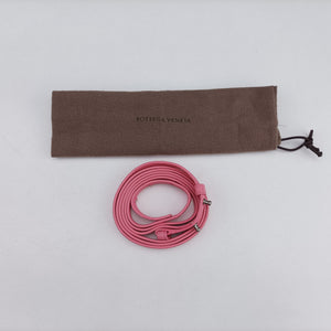 Pre-owned Bottega Veneta Cassette Pink lambskin  shoulderbag | stylenewstar