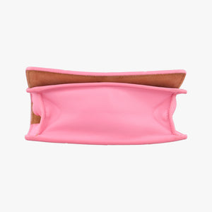Pre-owned Bottega Veneta Cassette Pink lambskin  shoulderbag | stylenewstar