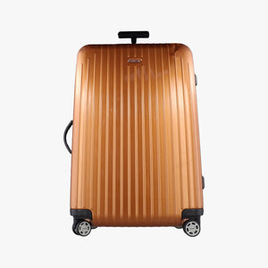Pre-owned RIMOWA TOPAS Orange aluminum  suitcase | stylenewstar